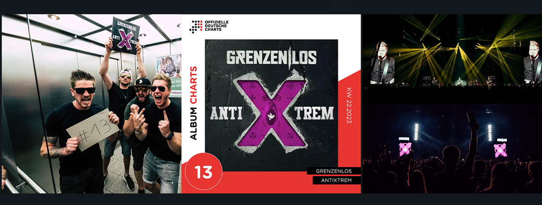 Grenzenlos, AntiXtrem chartet auf Platz #13 !